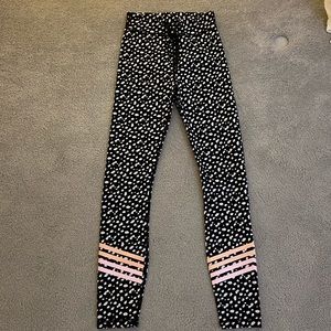 White Fox X Sarah’s Day Dalmatian leggings, S